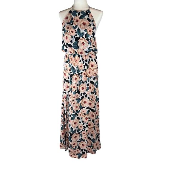 Show Me Your Mumu Women's Heather Halter Maxi Dress Size Medium Magnolia Wedding - Picture 1 of 6
